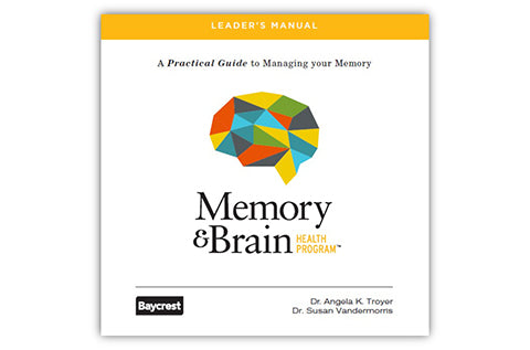 Memory and Brain Health Program - Leader's Manual